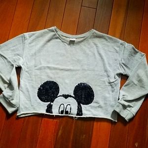 Disney cropped sweatshirt